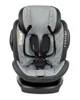 Scaun auto rotativ cu isofix KikkaBoo Stark Light Grey 0-36 kg