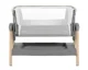 Кроватка co-sleeper KikkaBoo Nanna Dark Grey foto