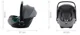 Scaun auto Britax Romer Baby-Safe iSense Fossil Gri foto