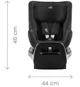 Scaun auto Britax Romer Dualfix Pro M Galaxy Negru foto