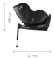 Scaun auto Britax Romer Dualfix Pro M Galaxy Negru foto