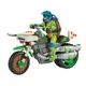 Set de joaca Motocicleta si figurina Leonardo Testoasele Ninja TMNT