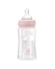 Стеклянная бутылочка KikkaBoo Hippo Dreams Pink, 240 мл