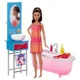 Papusa Barbie cu mobila foto