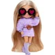 Кукла Barbie Мини Blonde Pigtails Purple Hoodie foto