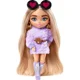 Кукла Barbie Мини Blonde Pigtails Purple Hoodie