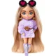 Кукла Barbie Мини Blonde Pigtails Purple Hoodie foto