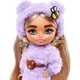 Кукла Barbie Мини Blonde Pigtails Purple Hoodie foto