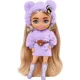 Кукла Barbie Мини Blonde Pigtails Purple Hoodie