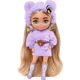 Кукла Barbie Мини Blonde Pigtails Purple Hoodie foto
