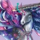 Sketchbook creativ Nebulous Stars Fantasy Horses - Space foto