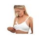 Sutien pentru alaptare BabyOno cu ioni de argint Alb (C70-75)