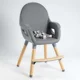 Scaun de masa transformabil BabyGo Scandi Grey