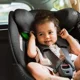Scaun auto rotativ cu isofix BabyGo Prime Black, 40-150 cm, certificat R129