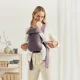 Marsupiu anatomic BabyBjorn Mini Dark Purple cu pozitii multiple de purtare, bumbac