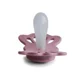 Set suzete simetrice din silicon Frigg Lucky Cedar - Baby Pink (0-6 luni), 2 buc. foto