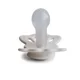 Set suzete simetrice din silicon Frigg Lucky Silky Satin - Cream (6-18 luni), 2 buc. foto