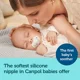 Suzeta simetrica din silicon Canpol Royal Baby (0-6 luni), 2 buc. foto