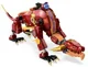 Set de constructie Lego Ninjago Dragonul de lava transformator cu val de caldura foto