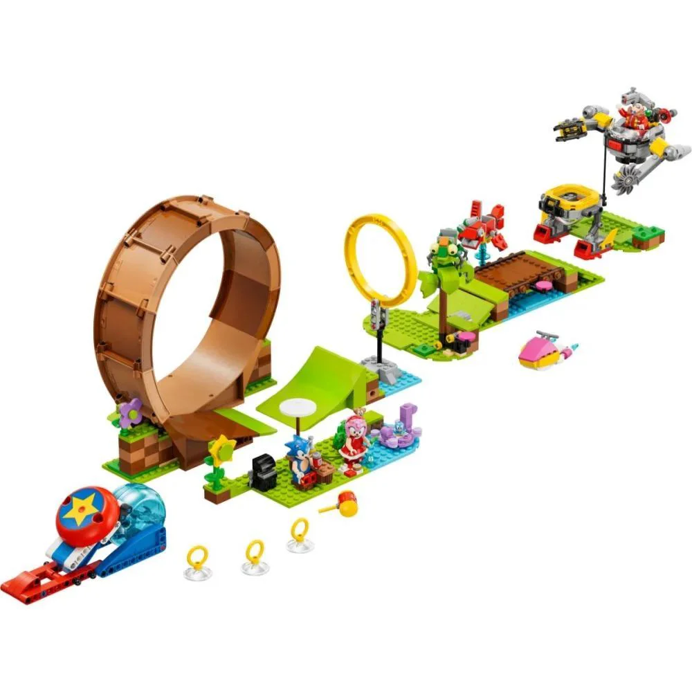 Set de constructie Lego Provocarea cu bucla a lui Sonic, 802 el.