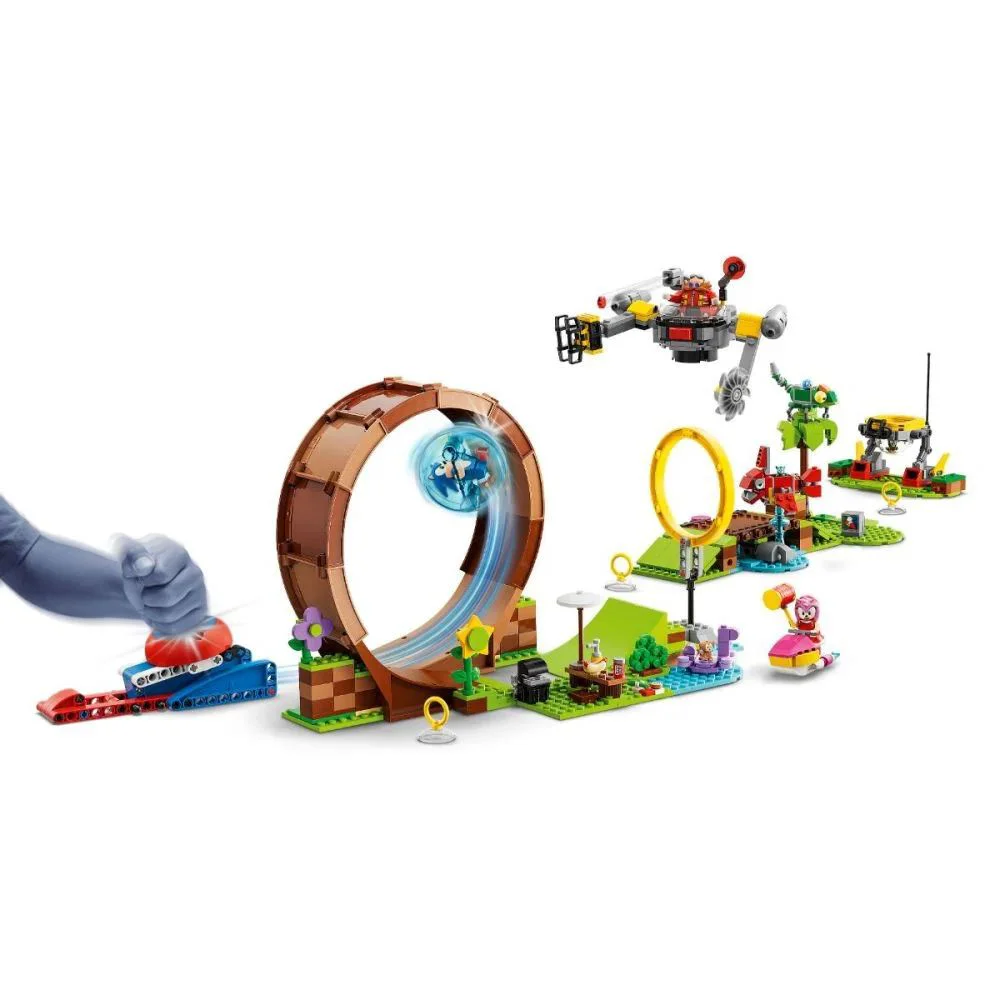 Set de constructie Lego Provocarea cu bucla a lui Sonic, 802 el.