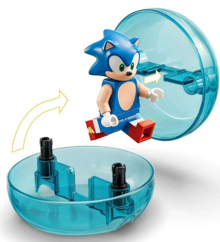 Set de constructie Lego Provocarea de viteza a lui Sonic, 292 el. foto