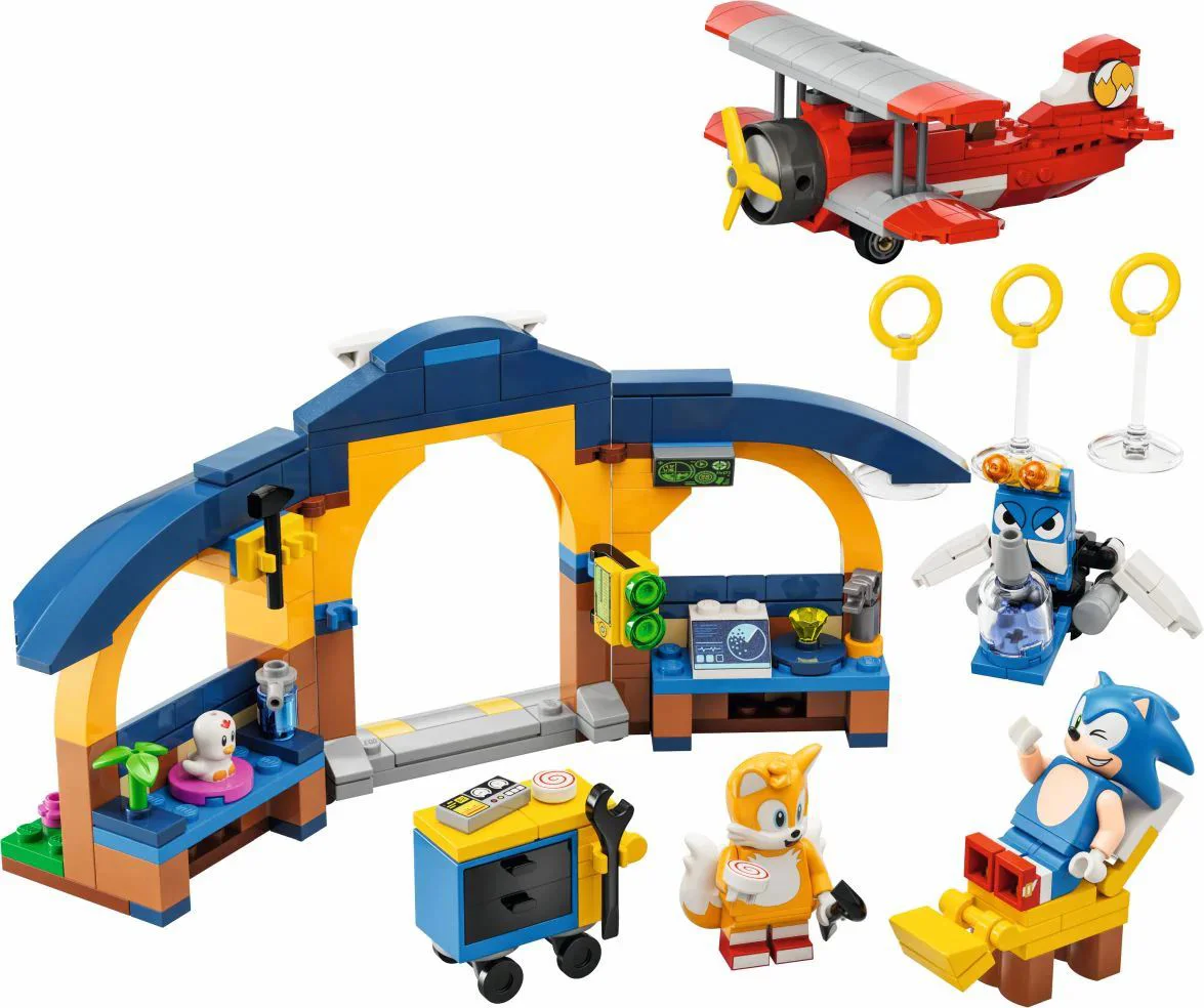 Set de constructie Lego Мастерская Тейлза и самолет Торнадо, 376 эл.