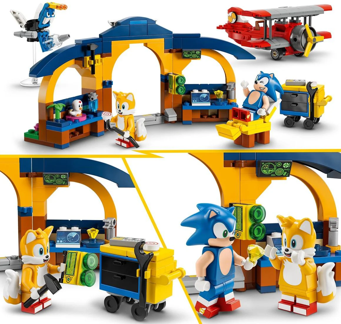 Set de constructie Lego Мастерская Тейлза и самолет Торнадо, 376 эл.