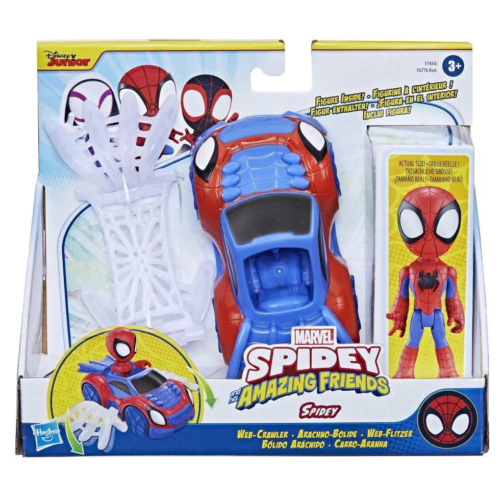 Figurina Hasbro Spider Man cu vehicul