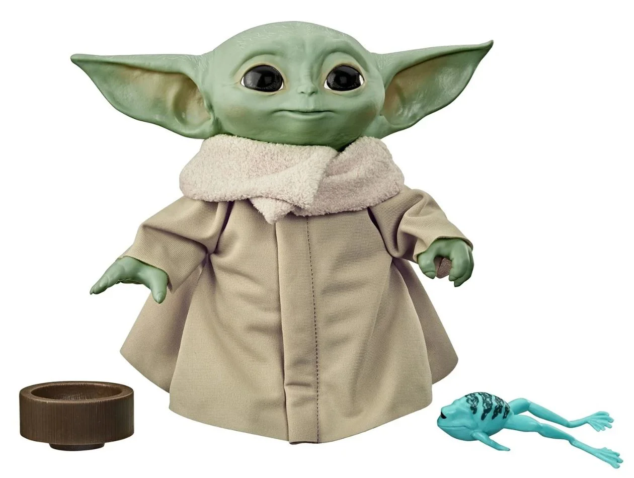Jucarie de plus Hasbro Baby Yoda, 19 cm foto
