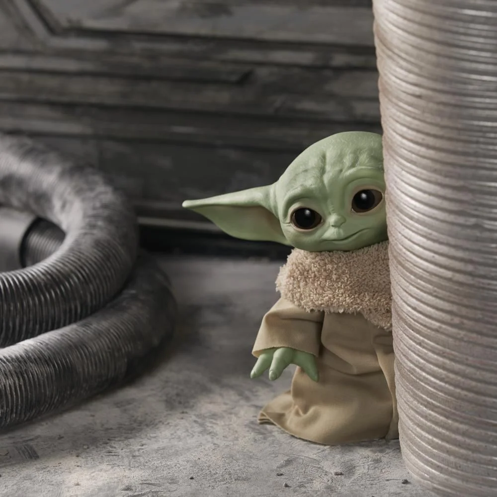 Jucarie de plus Hasbro Baby Yoda, 19 cm foto