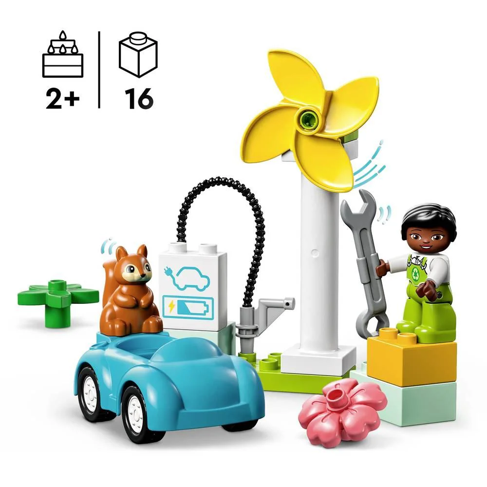 LEGO Duplo - Wind Turbine and Electric Car