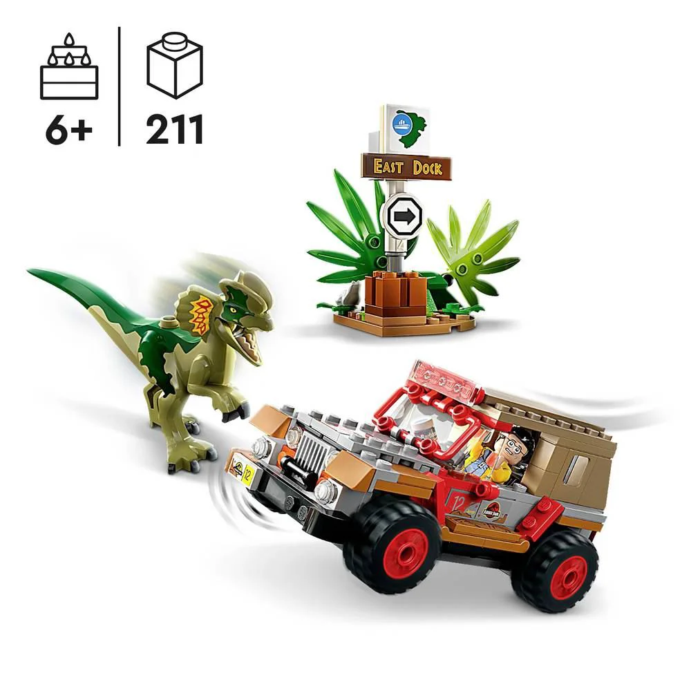 LEGO Jurassic World - Dilophosaurus Ambush foto