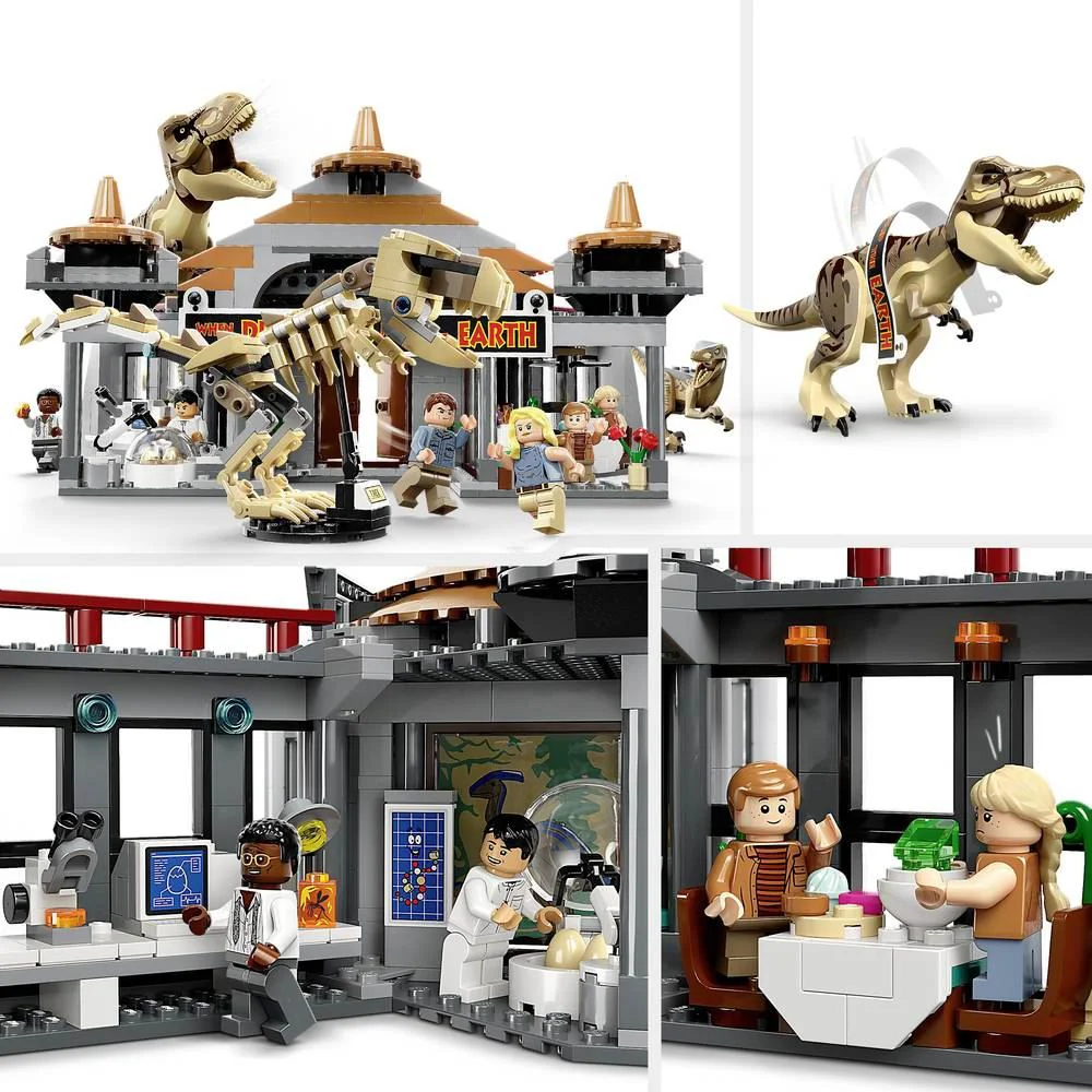 LEGO Jurassic World - Центр для посетителей: Ти-рекс против Раптора