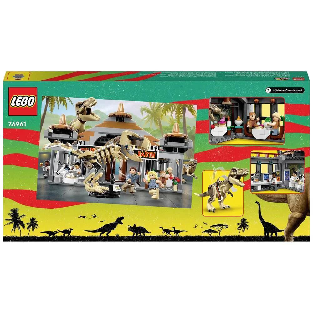 LEGO Jurassic World - Центр для посетителей: Ти-рекс против Раптора