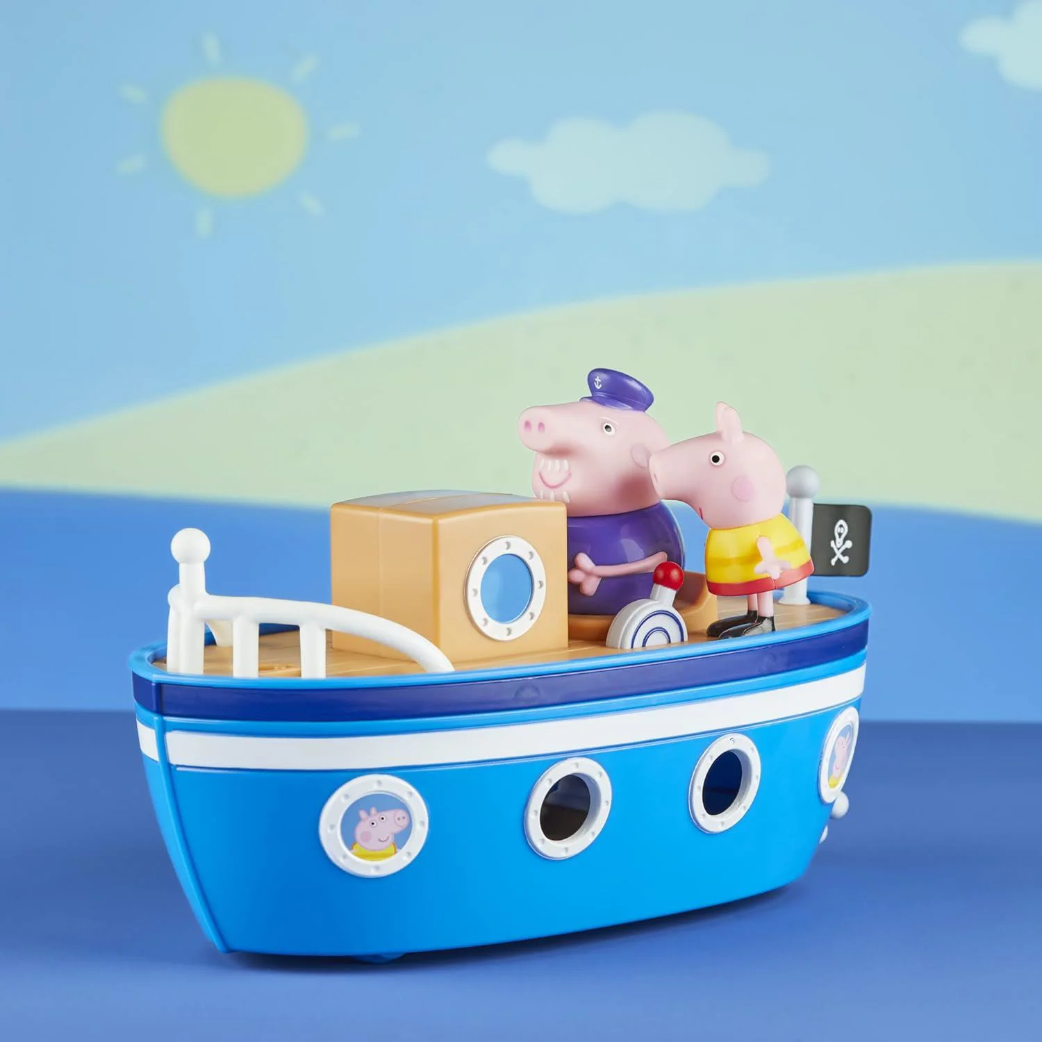 Set de joaca Peppa Pig Pep Grandpa Pigs Cabin Boat