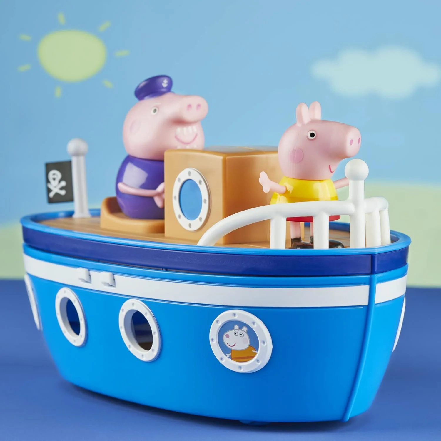 Set de joaca Peppa Pig Pep Grandpa Pigs Cabin Boat