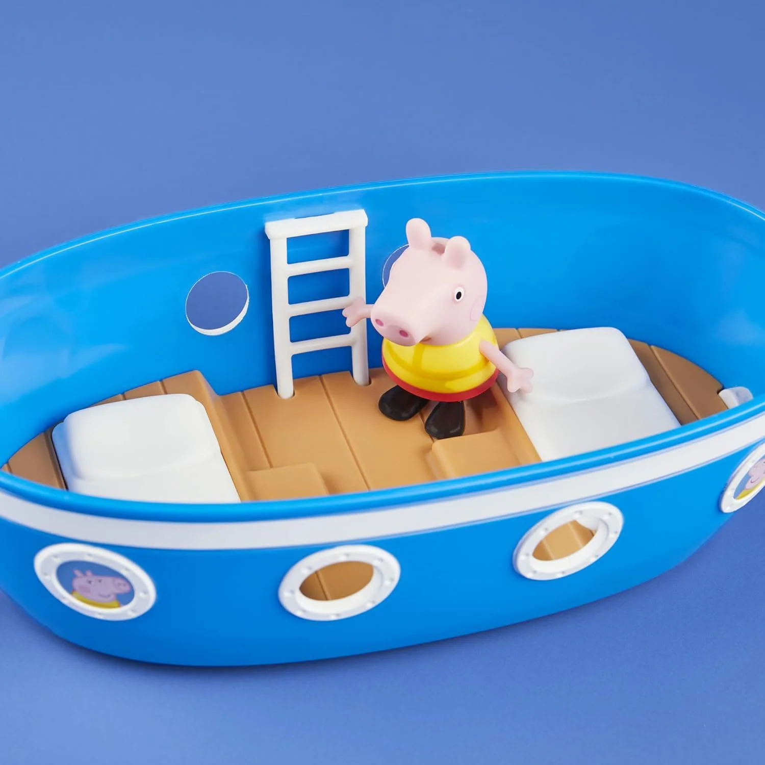 Set de joaca Peppa Pig Pep Grandpa Pigs Cabin Boat