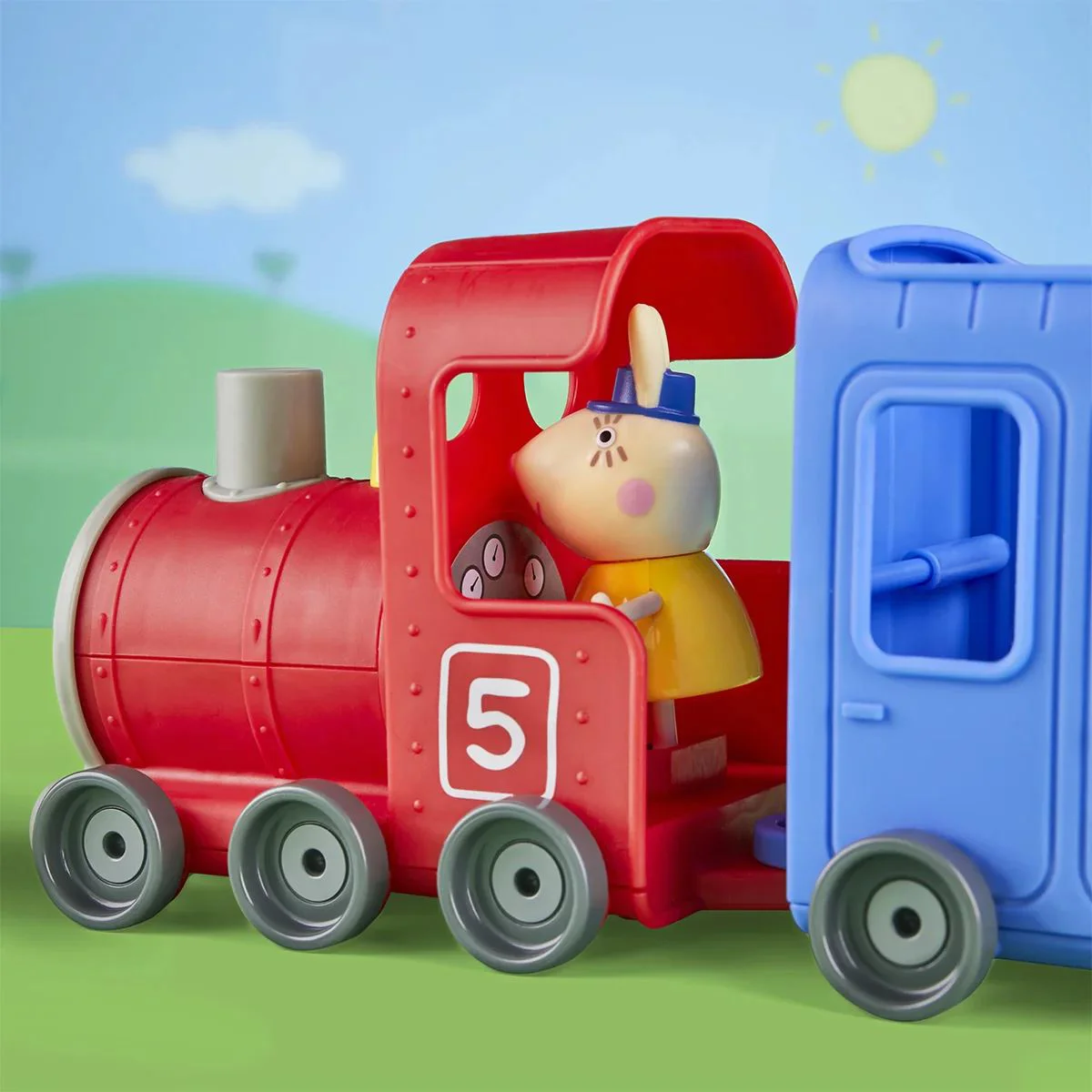 Set de joaca Peppa Pig Miss Rabit's Train