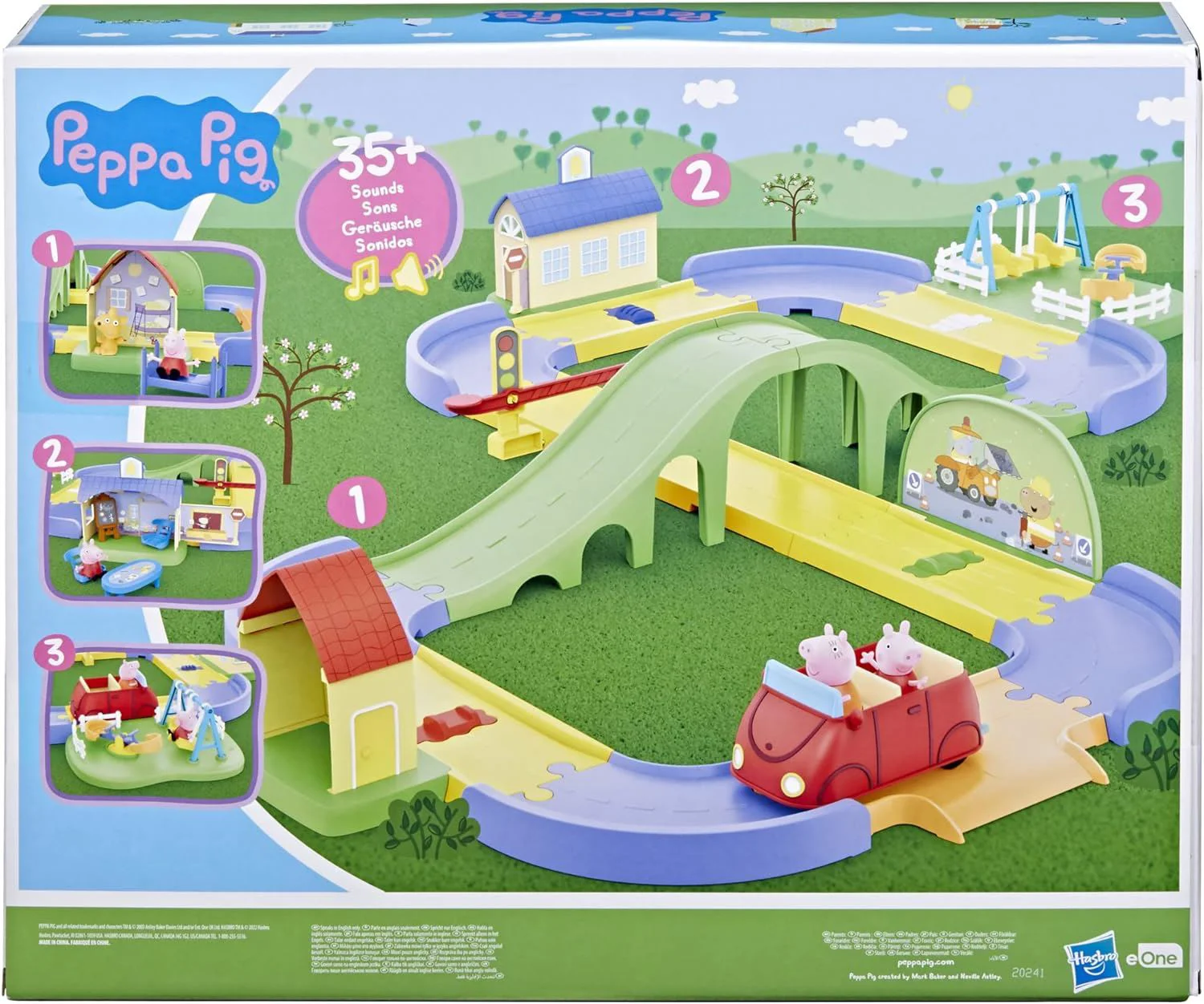 Set de joaca Peppa Pig All Around Peppa's Town Set