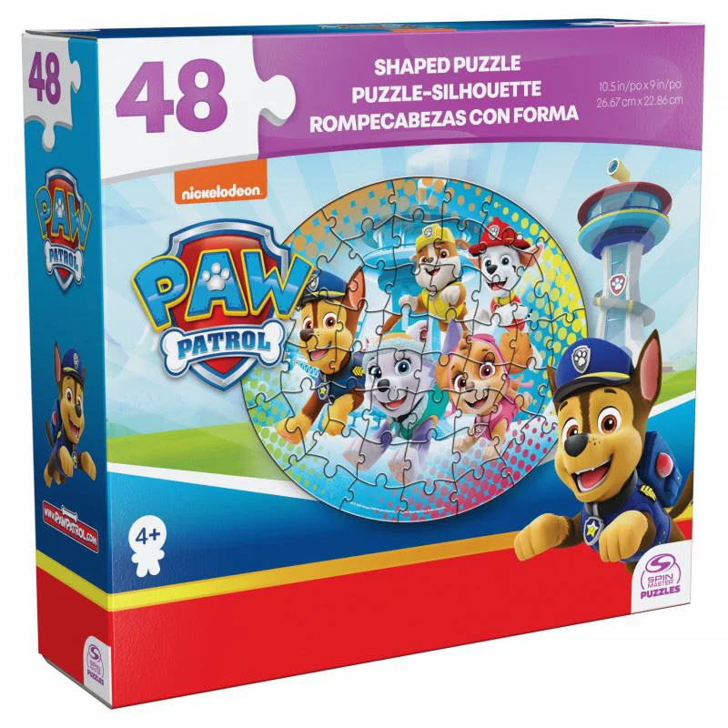 Puzzle Paw Patrol Shaped, 48 piese foto