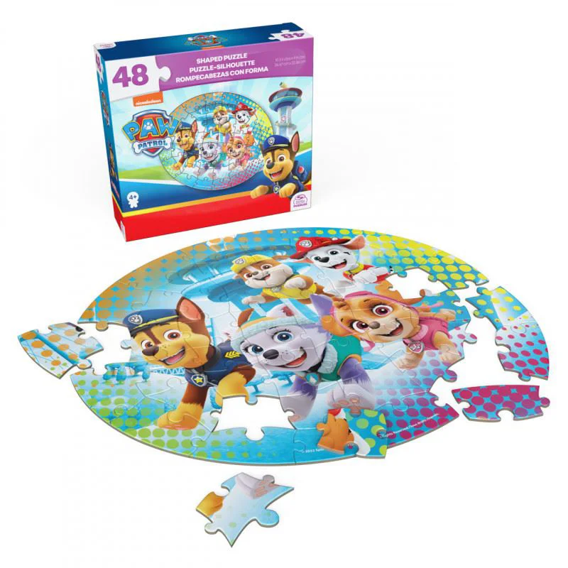 Puzzle Paw Patrol Shaped, 48 piese foto