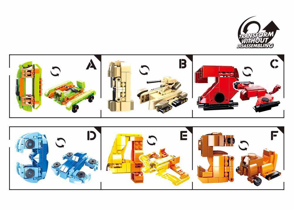 Set de constructie Sluban Numere transformer foto