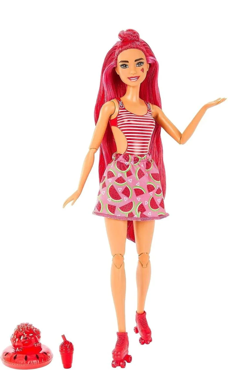 Papusa Barbie Pop Reveal Smoothie cu pepene verde foto