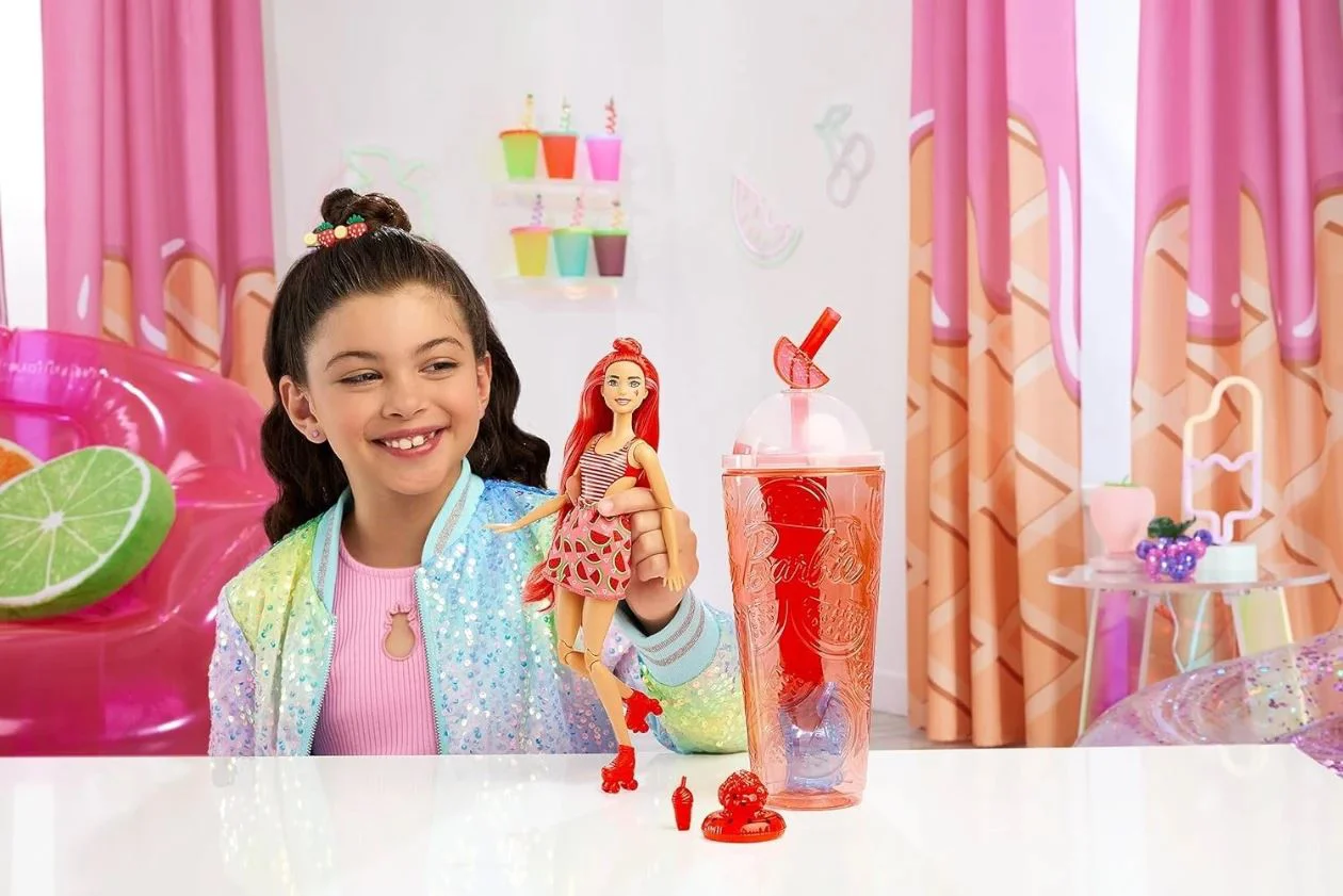 Papusa Barbie Pop Reveal Smoothie cu pepene verde foto