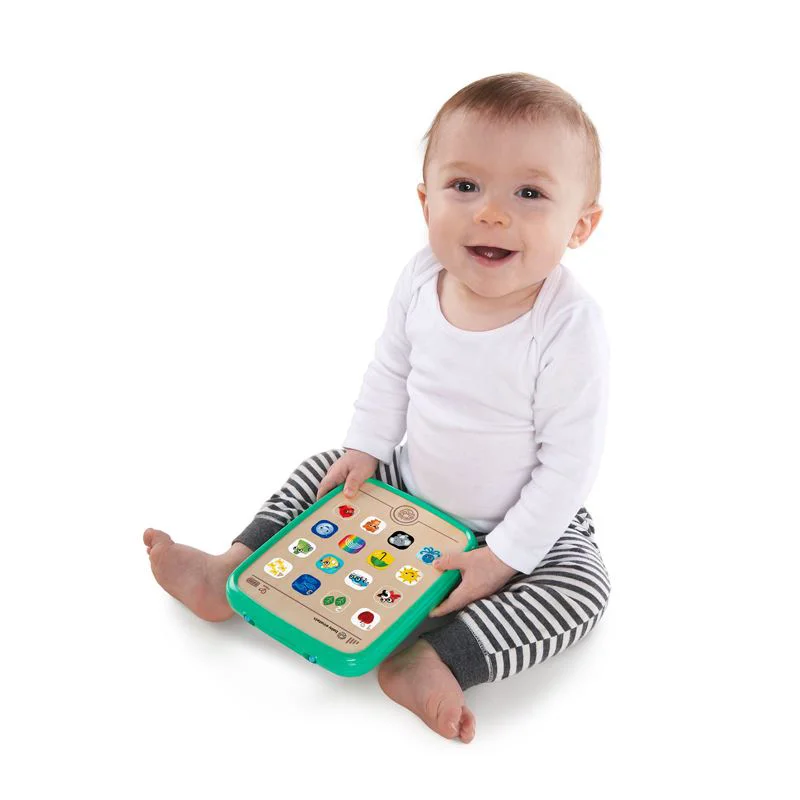 Jucarie din lemn educativa Hape Tableta magica foto