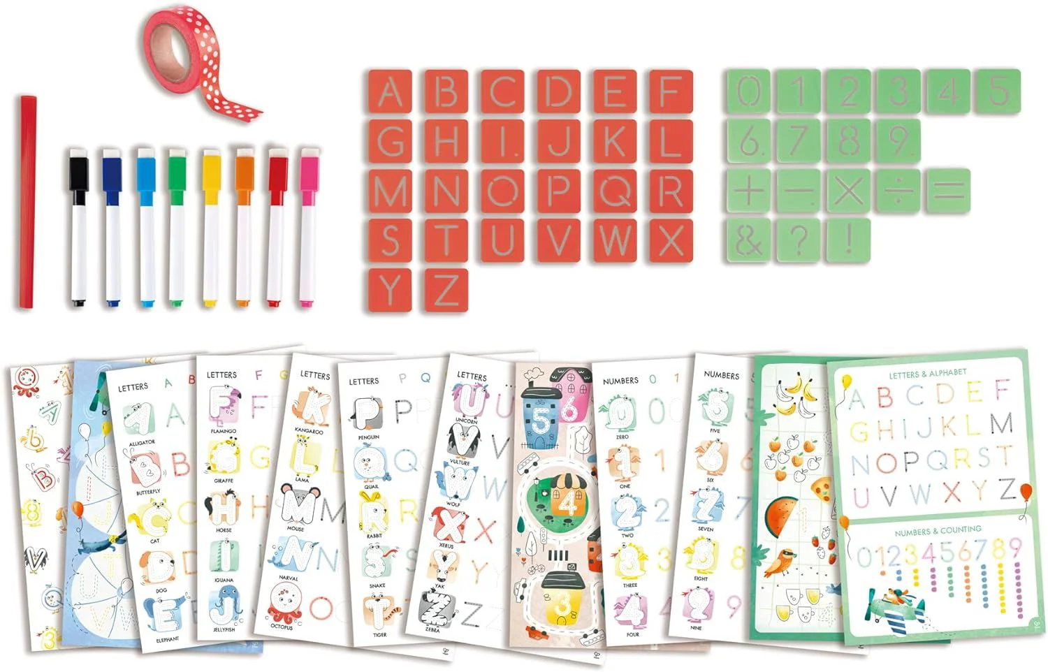 Set educational Hape Invatam literele si cifrele