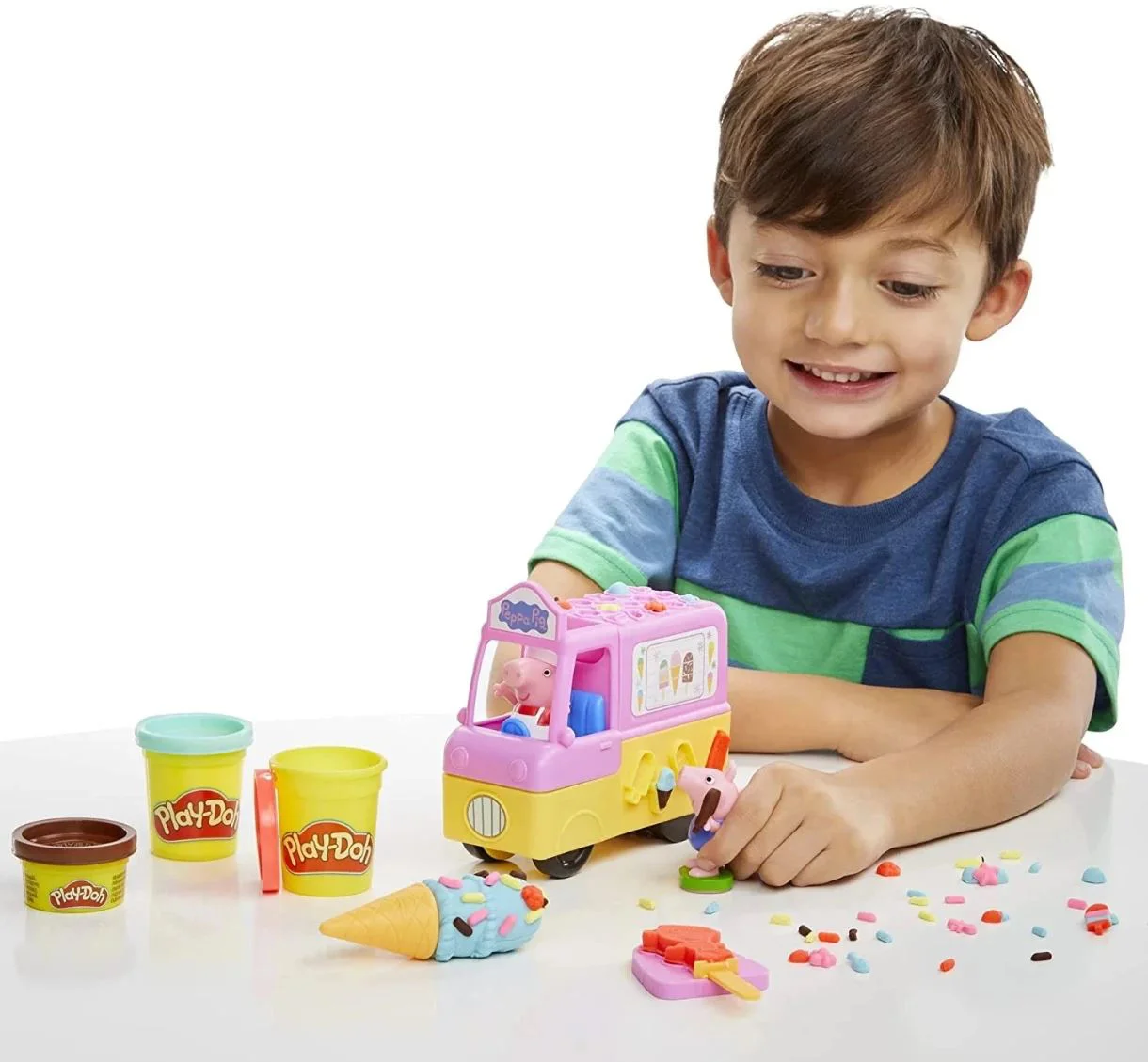 Set de joaca Play-Doh Peppa's Ice Cream Playset foto