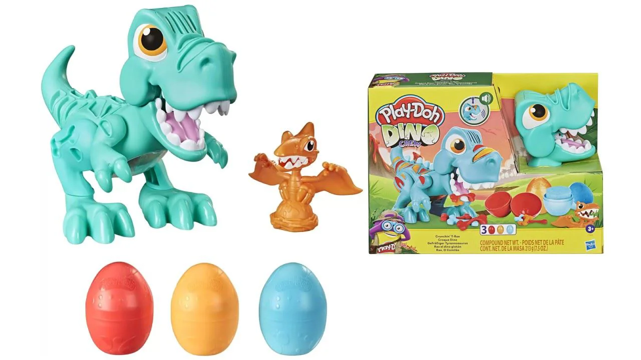 Set de plastilina Play-Doh Crunchin T Rex