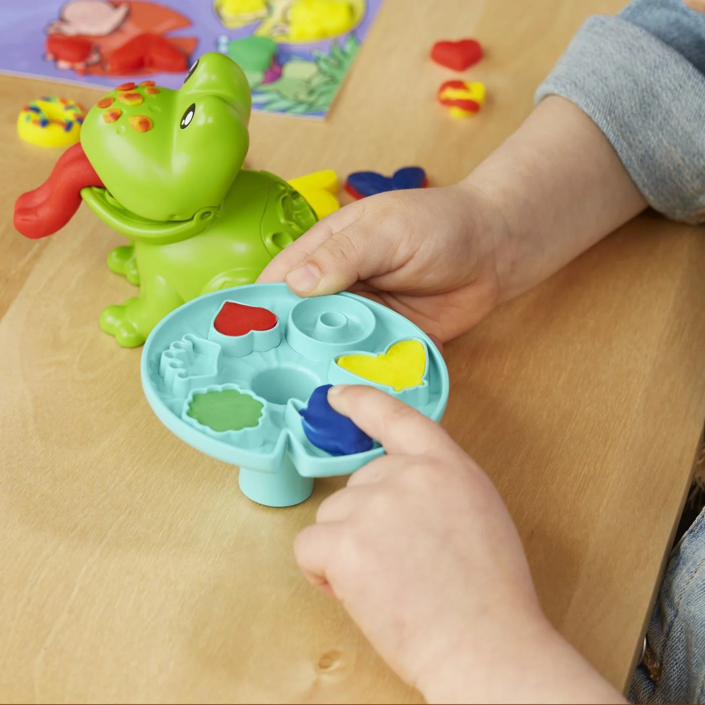 Set de plastilina Play-Doh Frog N Colors Starter Set